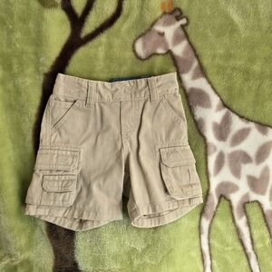 NWT NEWBORN Baby BOY Tan Cargo SHORTS Soooo CUTE 100% COTTON (Q4)